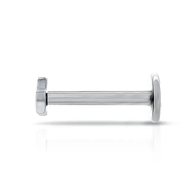 Piercing com Estrela Espelhada