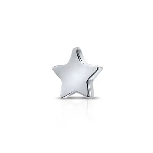 Piercing com Estrela Espelhada
