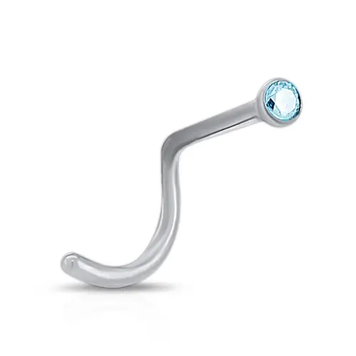 Piercing de Nariz com Zircônia Topázio