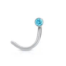 Piercing de Nariz com Zircônia Topázio