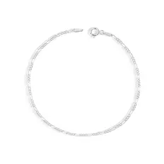 Pulseira em Malha Figaro Flat 21 cm