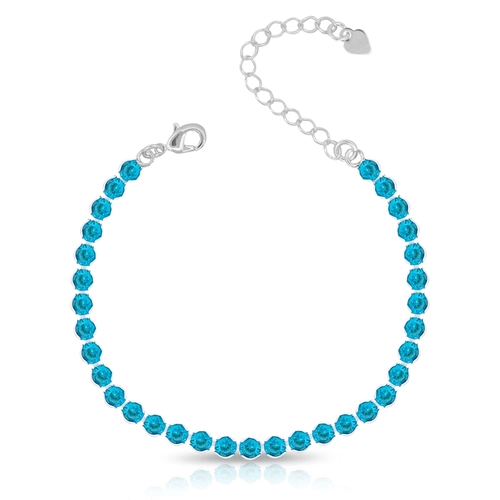 Pulseira Riviera Com Zircônias Topázio