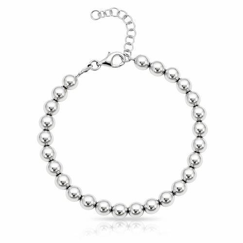 Pulseira Esferas Espelhadas 6 mm
