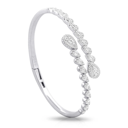 Bracelete Blend Collection com Gotas em  Zircônias Cristal