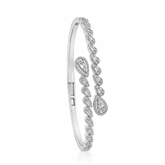 Bracelete Blend Collection com Gotas em  Zircônias Cristal