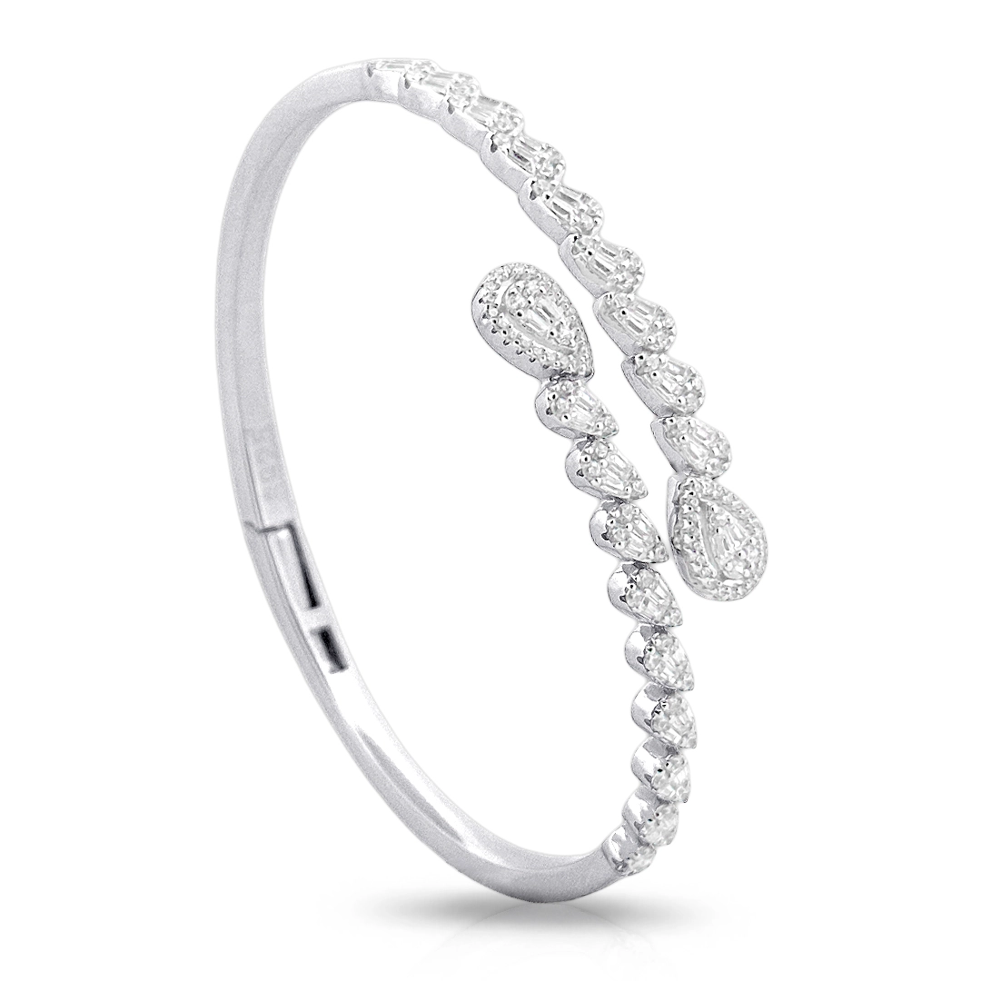 Bracelete Blend Collection com Gotas em  Zircônias Cristal