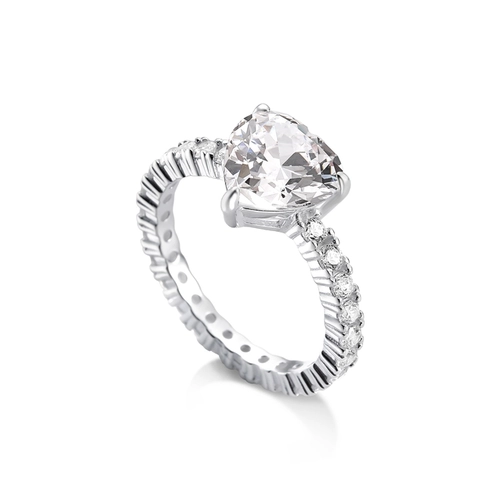 Anel Blend Collection Coração Com Zircônia Cristal