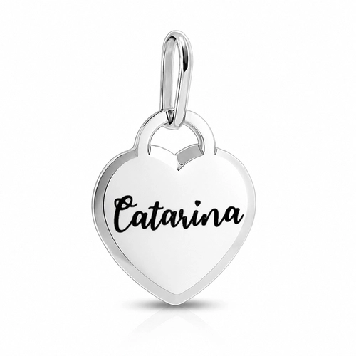 Pingente Personalizável  de Coração