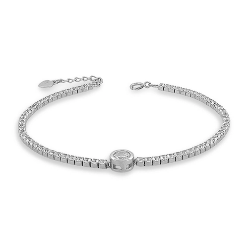 Pulseira Riviera com Zircônias Cristal - Blend Collection