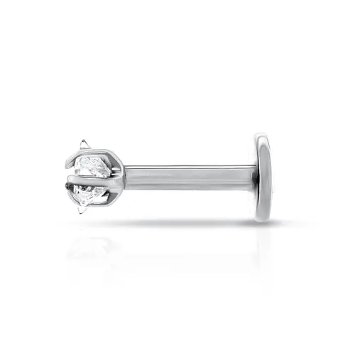Piercing com Estrela em Zircônia Cristal