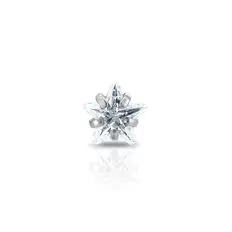 Piercing com Estrela em Zircônia Cristal