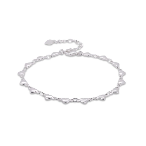 Pulseira com Corações Espelhados