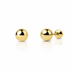 Brinco Baby Gold Esfera 4 MM