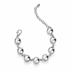 Pulseira com Esferas Espelhadas 1,2 CM