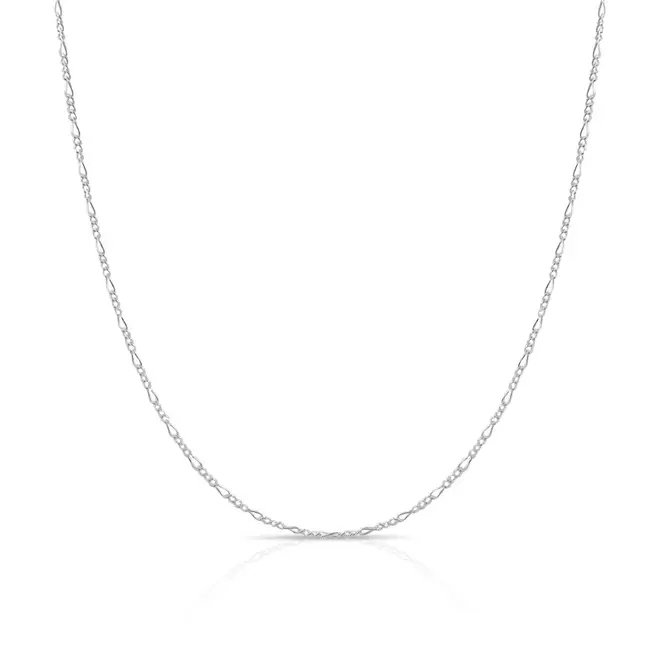 Corrente de Prata Fígaro 60 cm