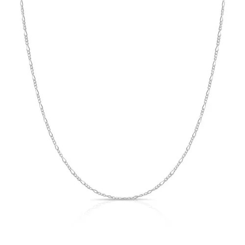 Corrente de Prata Fígaro 60 cm