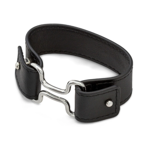 Pulseira em Couro Preto