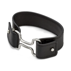 Pulseira em Couro Preto
