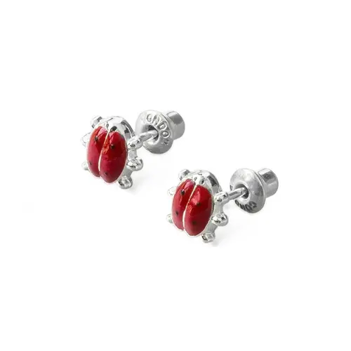Brinco Kids Joaninha Esmaltada