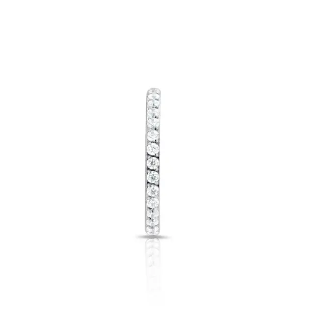 Piercing Argola Com Zircônias Cristal