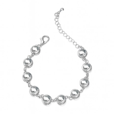 Pulseira com Esferas Espelhadas