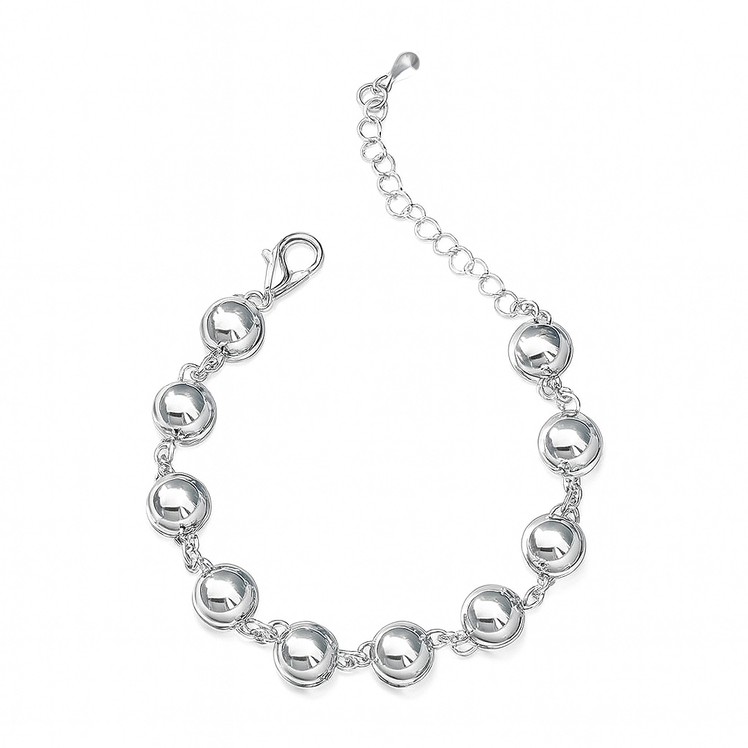 Pulseira com Esferas Espelhadas