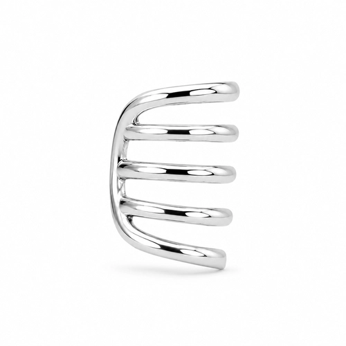 Brinco Ear Cuff Trabalhado com Cinco Fios