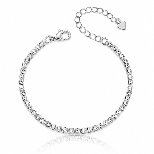 Pulseira Riviera Com Zircônias Cristal