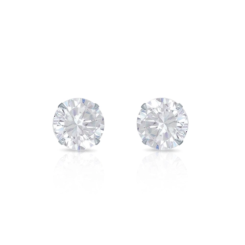 Brinco Top com Zircônia Cristal Redonda