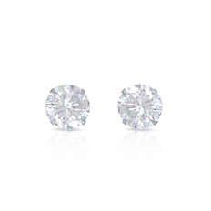 Brinco Top com Zircônia Cristal Redonda