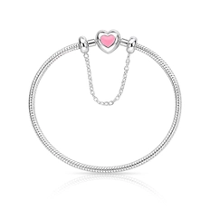 Pulseira Kids para Berloques com Trava em 17 cm