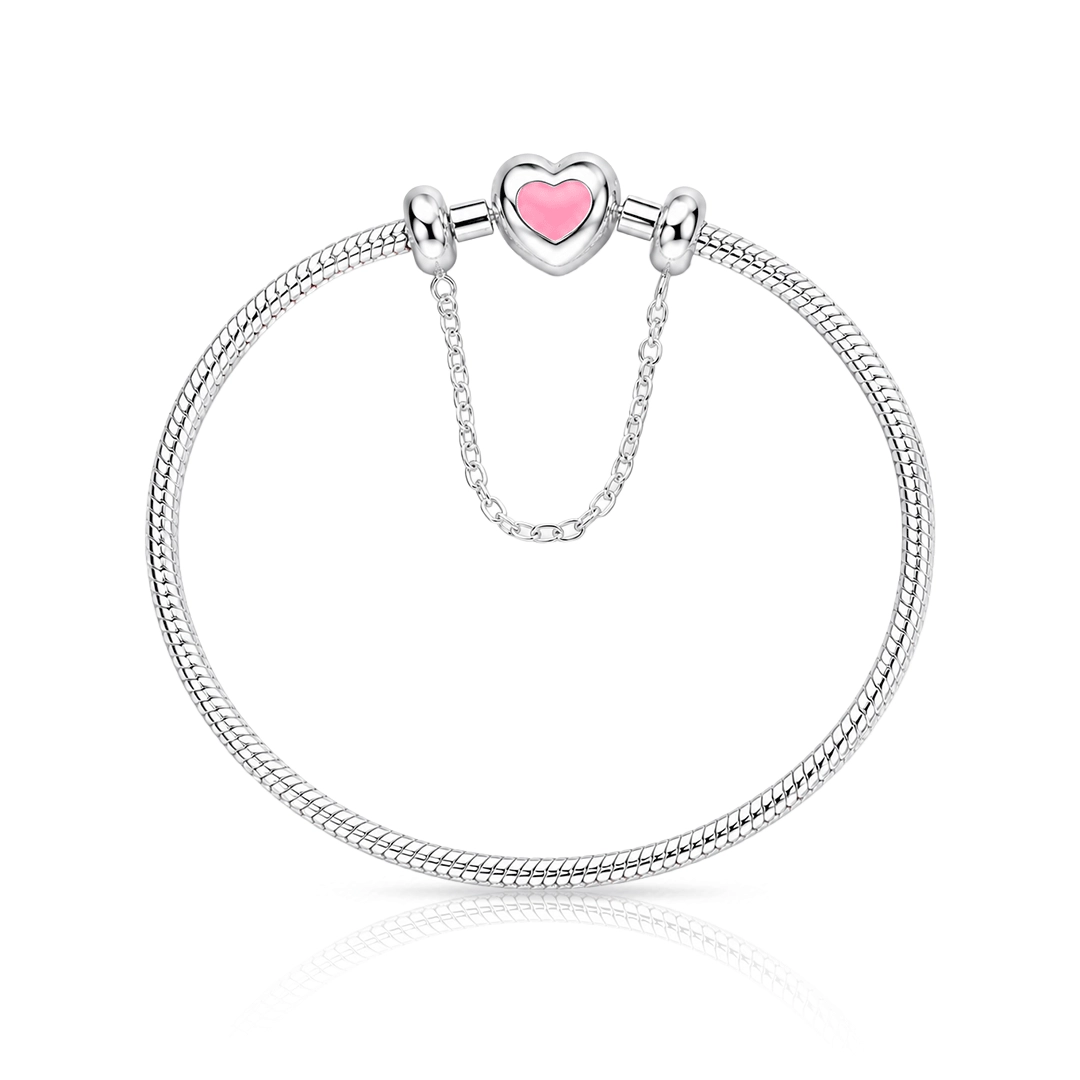Pulseira Kids para Berloques com Trava em 17 cm