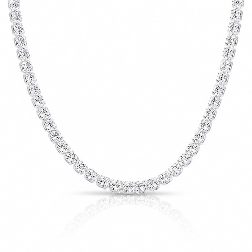 Choker Riviera com Zircônias Cristal