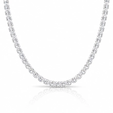 Choker Riviera com Zircônias Cristal