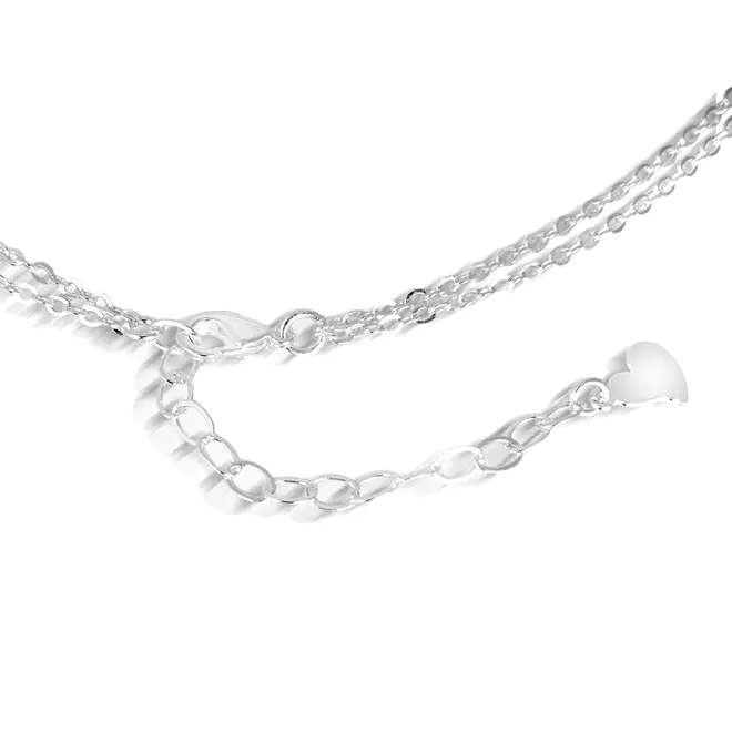 Pulseira de Prata Leve Ametista