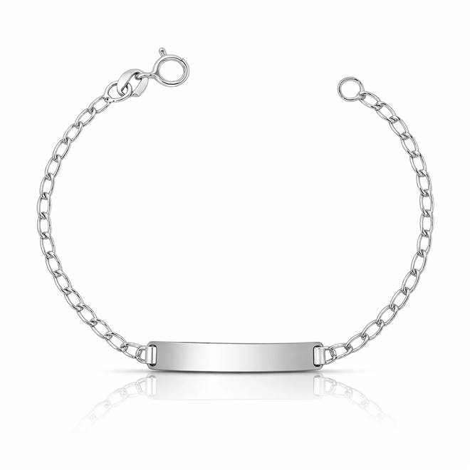 Pulseira Kids com Placa Lisa