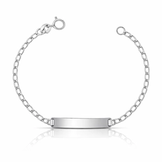 Pulseira Kids com Placa Lisa