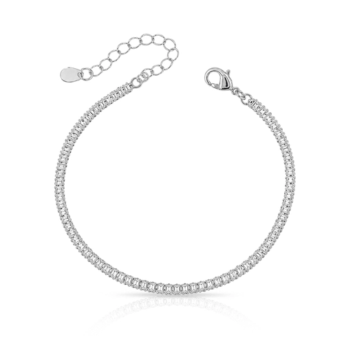 Pulseira Riviera Com Zircônias Cristal