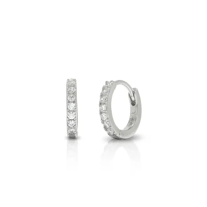 Brinco Blend Collection Prata 925 Click com Zircônias Cristal P