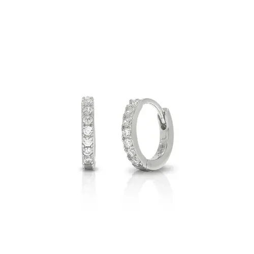 Brinco Blend Collection Prata 925 Click com Zircônias Cristal P
