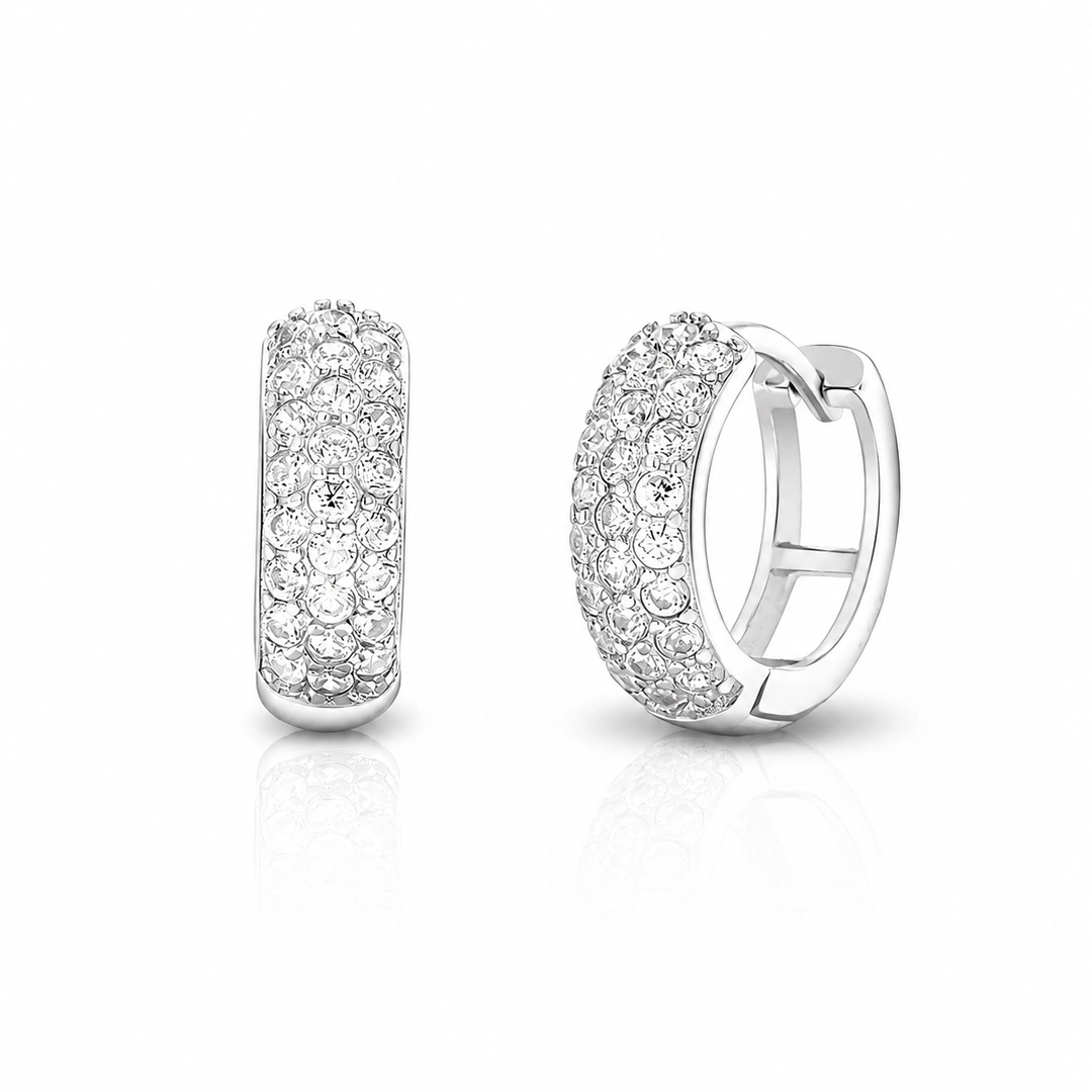 Brinco Blend Collection Click com Zircônias Cristal