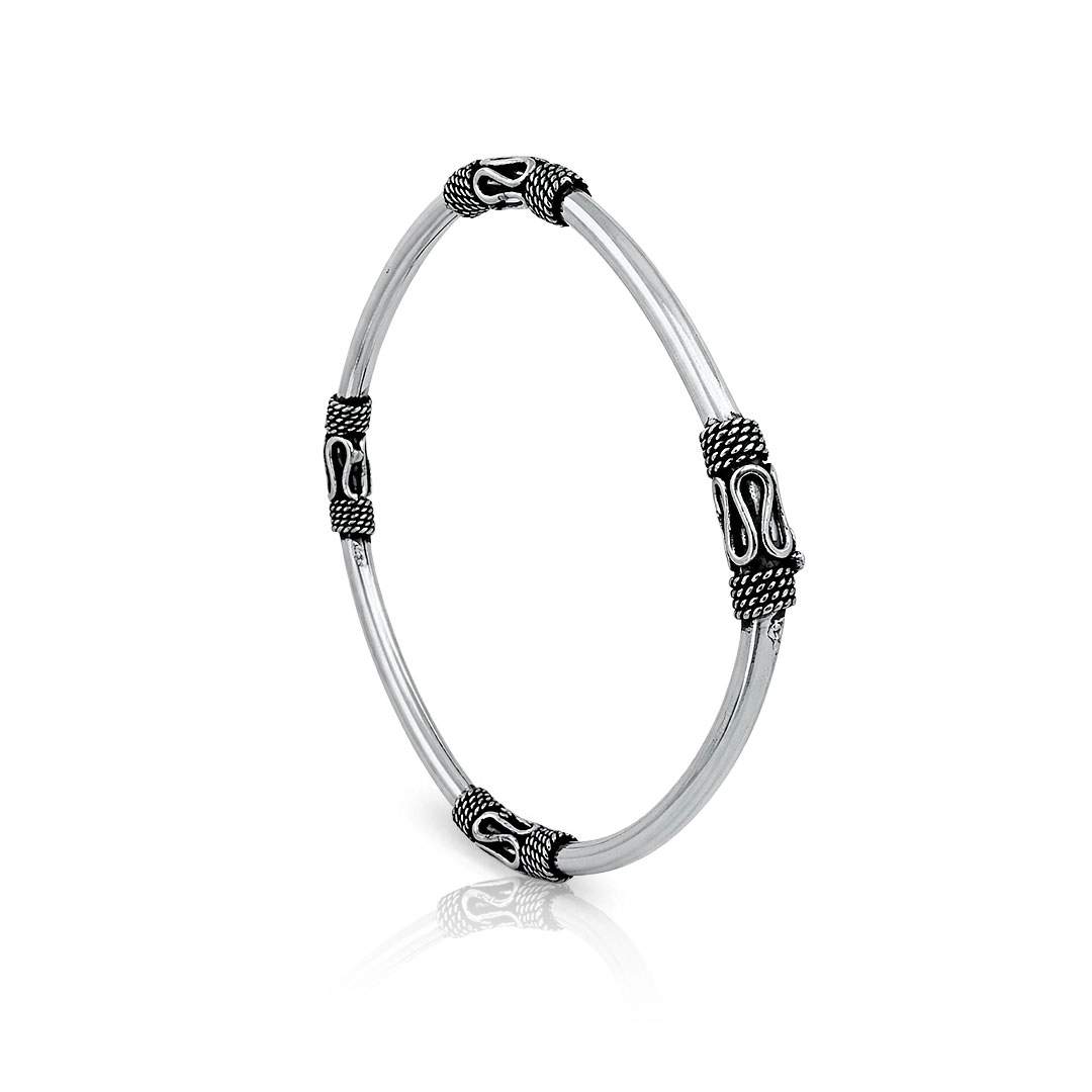 Bracelete Quadrado com Acabamento Envelhecido