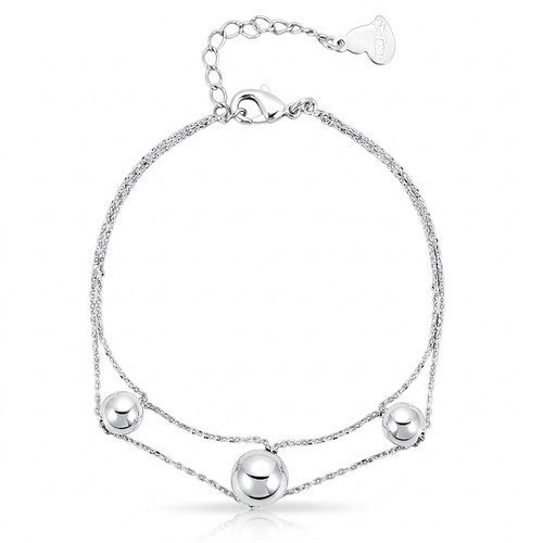 Pulseira com Esferas Espelhada