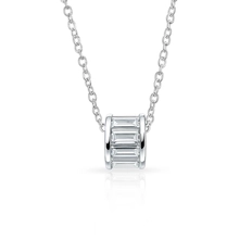 Gargantilha Blend Collection com Pingente e Zircônias Cristal