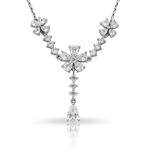 Gargantilha de Prata Blend Collection Flor de Luz