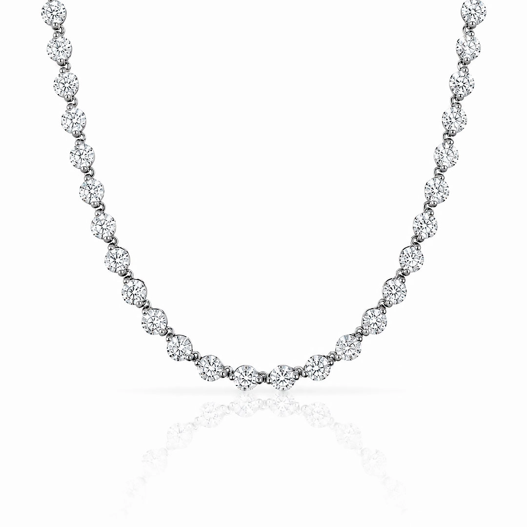 Colar Blend Collection com Zircônias Redondas