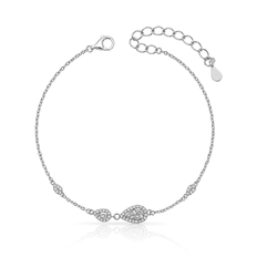 Pulseira Blend Collection Com Zircônia Cristal Gota