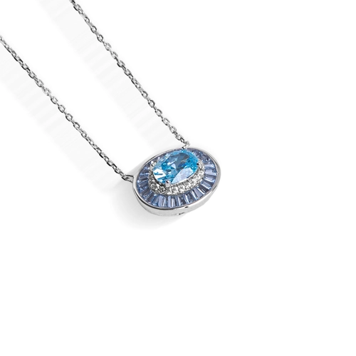 Gargantilha Blend Collection com Zircônias Topázio e Cristal