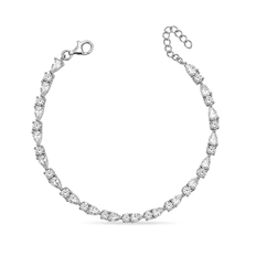 Pulseira Blend Collection com Gotas em Zircônias Cristal