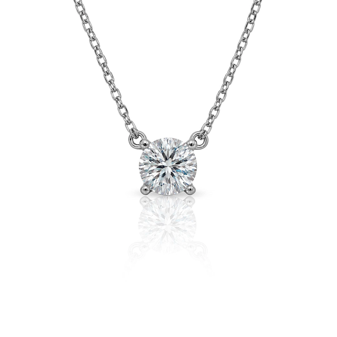 Gargantilha Zircônias Cristal Redonda - Blend Collection